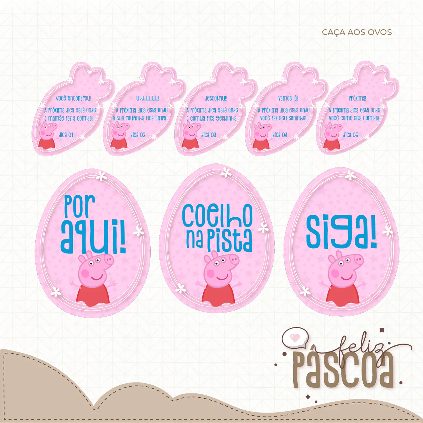 Combo Páscoa Criativa 60 Temas Caça aos Ovos Silhouette Studio 2