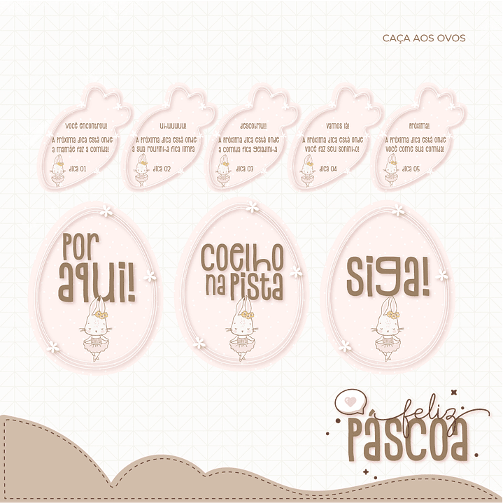 Combo Páscoa Criativa 60 Temas Caça aos Ovos Silhouette Studio 3