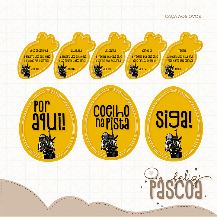 Combo Páscoa Criativa 60 Temas Caça aos Ovos Silhouette Studio 16
