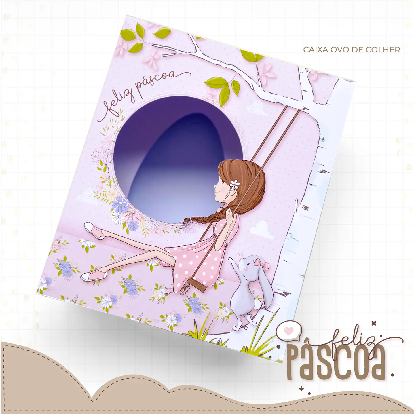 Combo Páscoa Criativa 60 Temas Caça aos Ovos Silhouette Studio 17