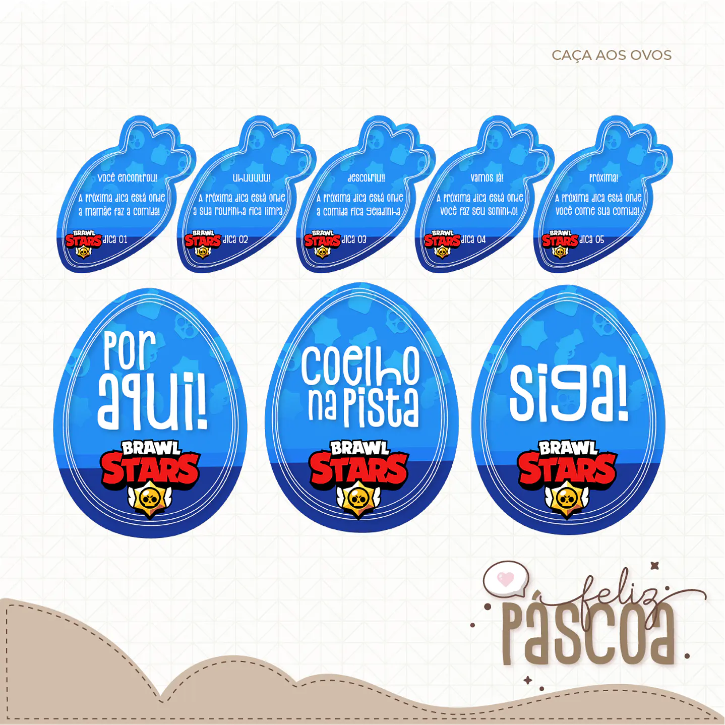 Combo Páscoa Criativa 60 Temas Caça aos Ovos Silhouette Studio 21