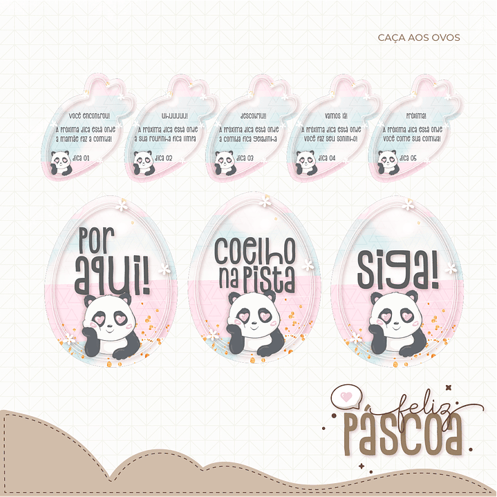 Combo Páscoa Criativa 60 Temas Caça aos Ovos Silhouette Studio 24