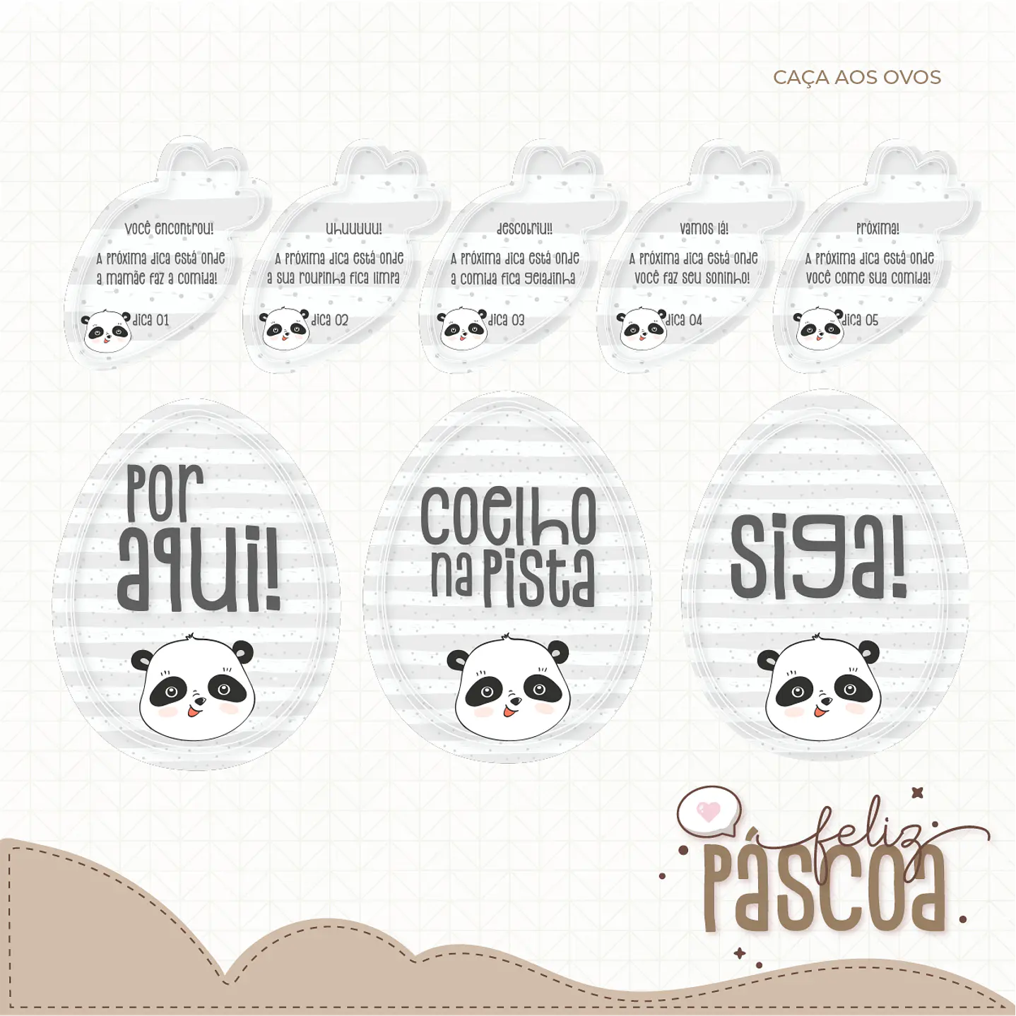 Combo Páscoa Criativa 60 Temas Caça aos Ovos Silhouette Studio 26