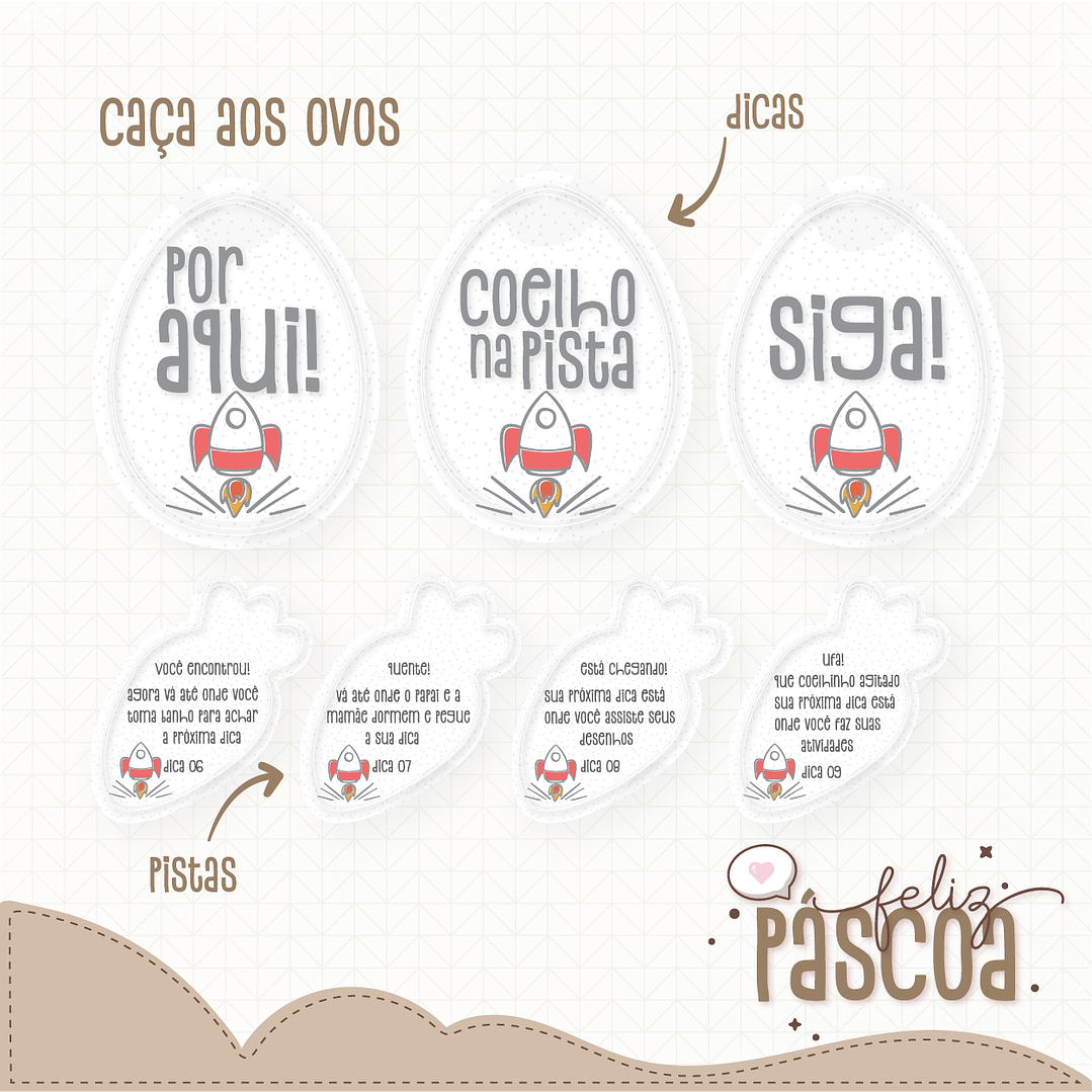 Combo Páscoa Criativa 60 Temas Caça aos Ovos Silhouette Studio 31