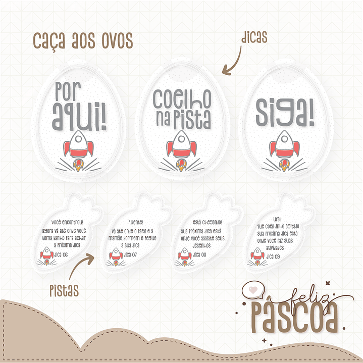 Combo Páscoa Criativa 60 Temas Caça aos Ovos Silhouette Studio 31