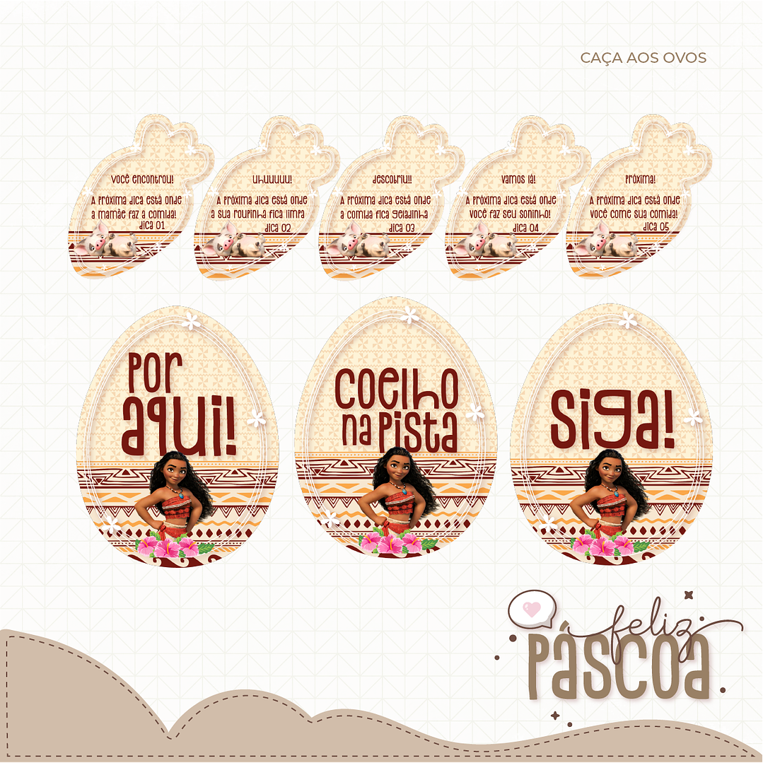 Combo Páscoa Criativa 60 Temas Caça aos Ovos Silhouette Studio 43