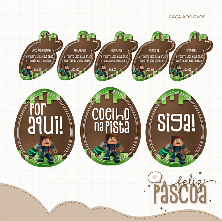 Combo Páscoa Criativa 60 Temas Caça aos Ovos Silhouette Studio 48