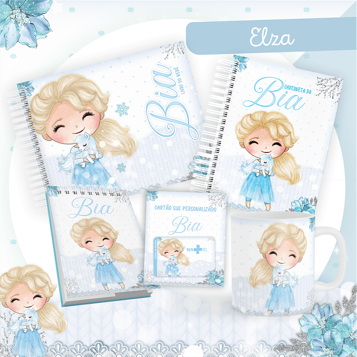 Pack Encadernação +110 Temas - Caderneta, Livro do Bebê e Caneca 25