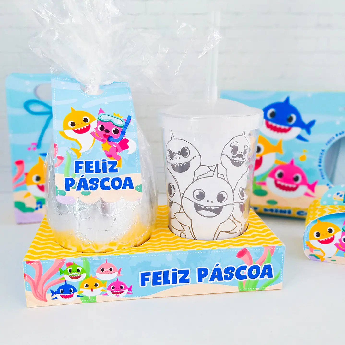 Combo Páscoa 24 Temas Mini confeiteiro, Ovo de Colher e Caça aos Ovos 6