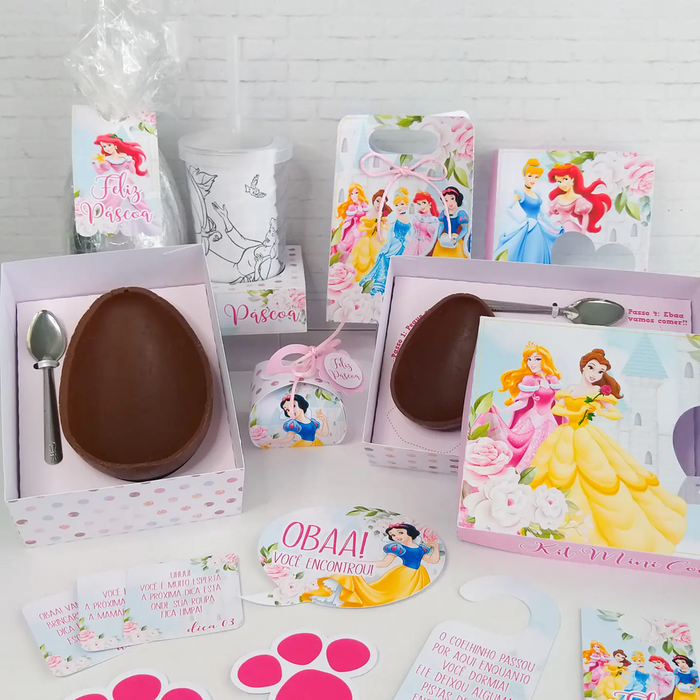 Combo Páscoa 24 Temas Mini confeiteiro, Ovo de Colher e Caça aos Ovos 2
