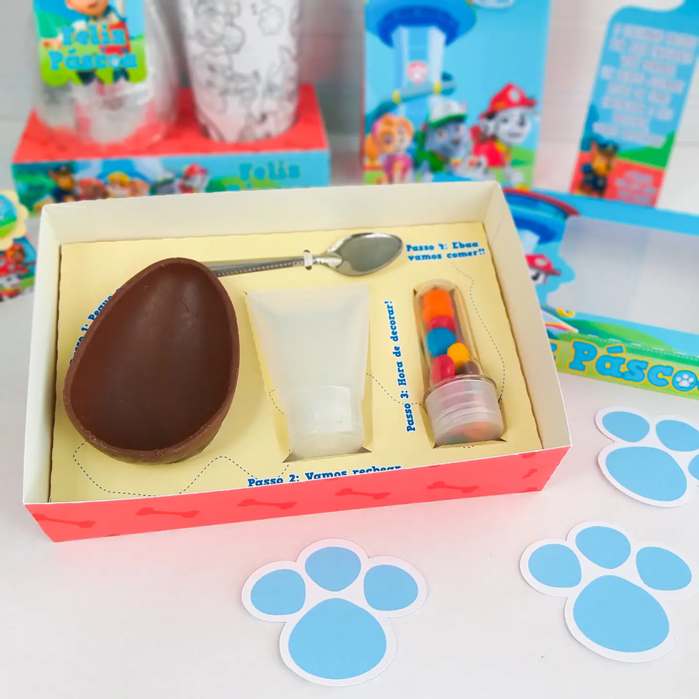 Combo Páscoa 24 Temas Mini confeiteiro, Ovo de Colher e Caça aos Ovos 9