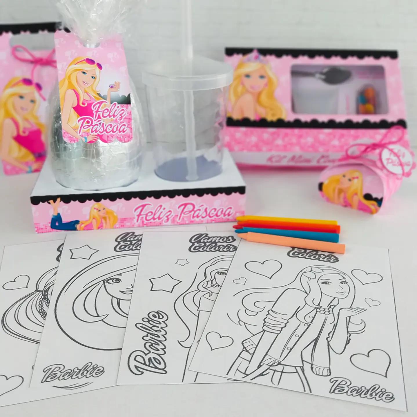 Combo Páscoa 24 Temas Mini confeiteiro, Ovo de Colher e Caça aos Ovos 23
