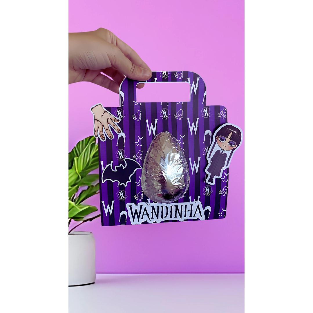 Combo 94 Moldes Sacolinha Porta Ovo Páscoa PNG, PDF e Canva 3