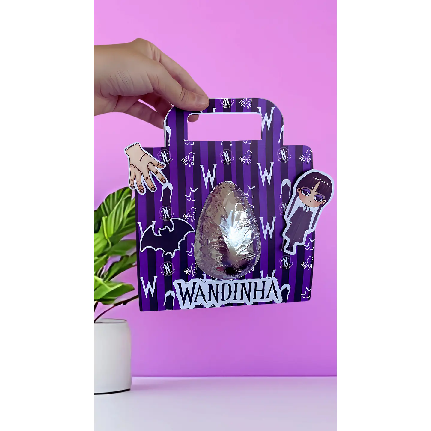 Combo 94 Moldes Sacolinha Porta Ovo Páscoa PNG, PDF e Canva 3