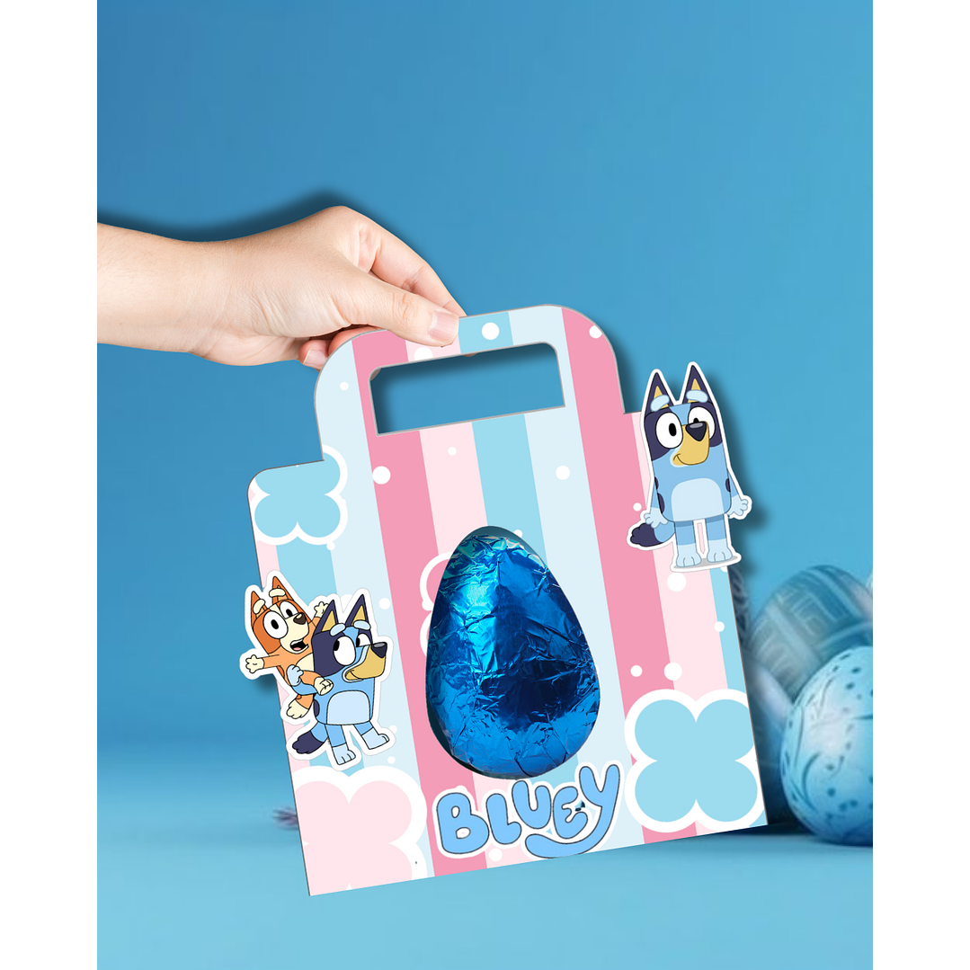 Combo 94 Moldes Sacolinha Porta Ovo Páscoa PNG, PDF e Canva 4