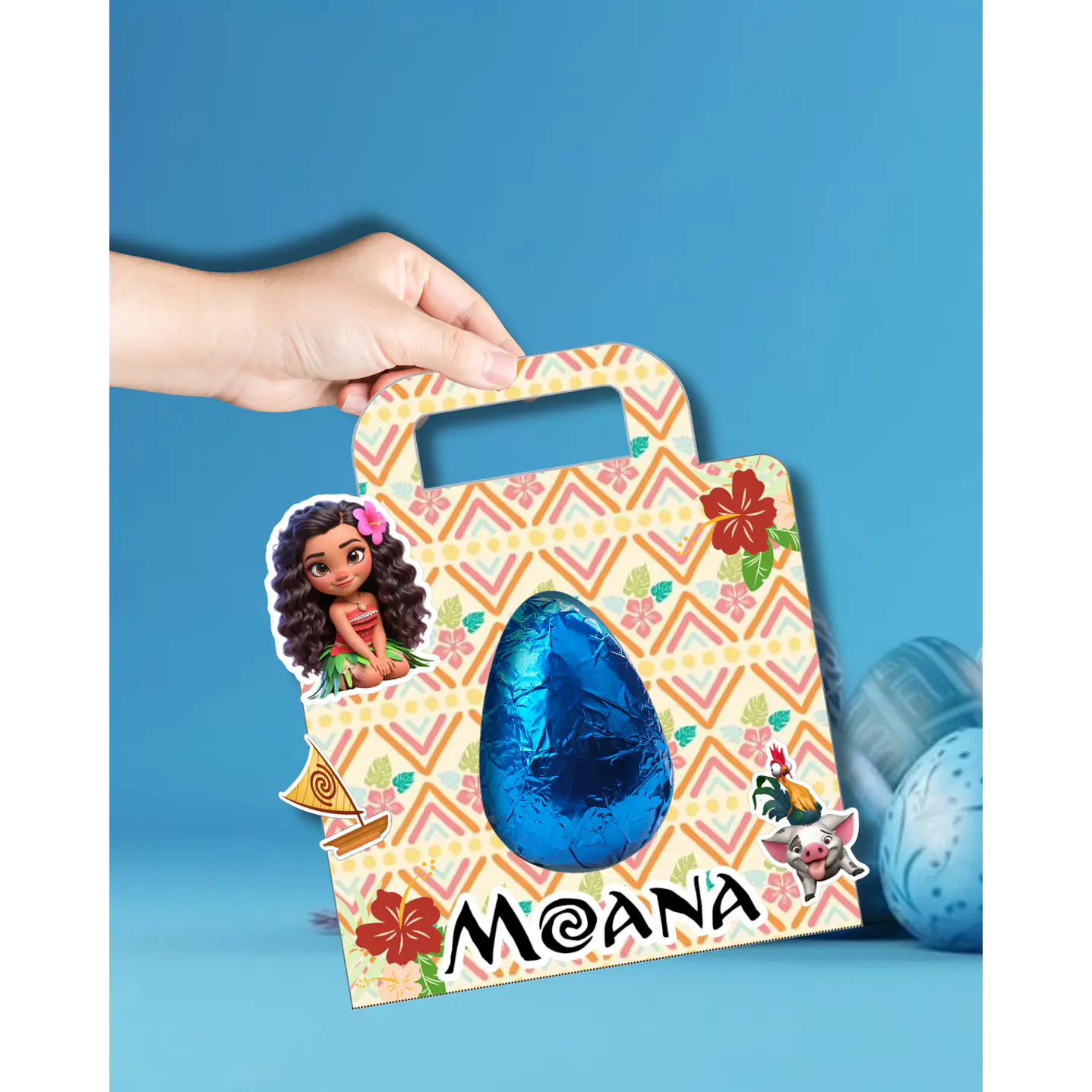 Combo 94 Moldes Sacolinha Porta Ovo Páscoa PNG, PDF e Canva 6