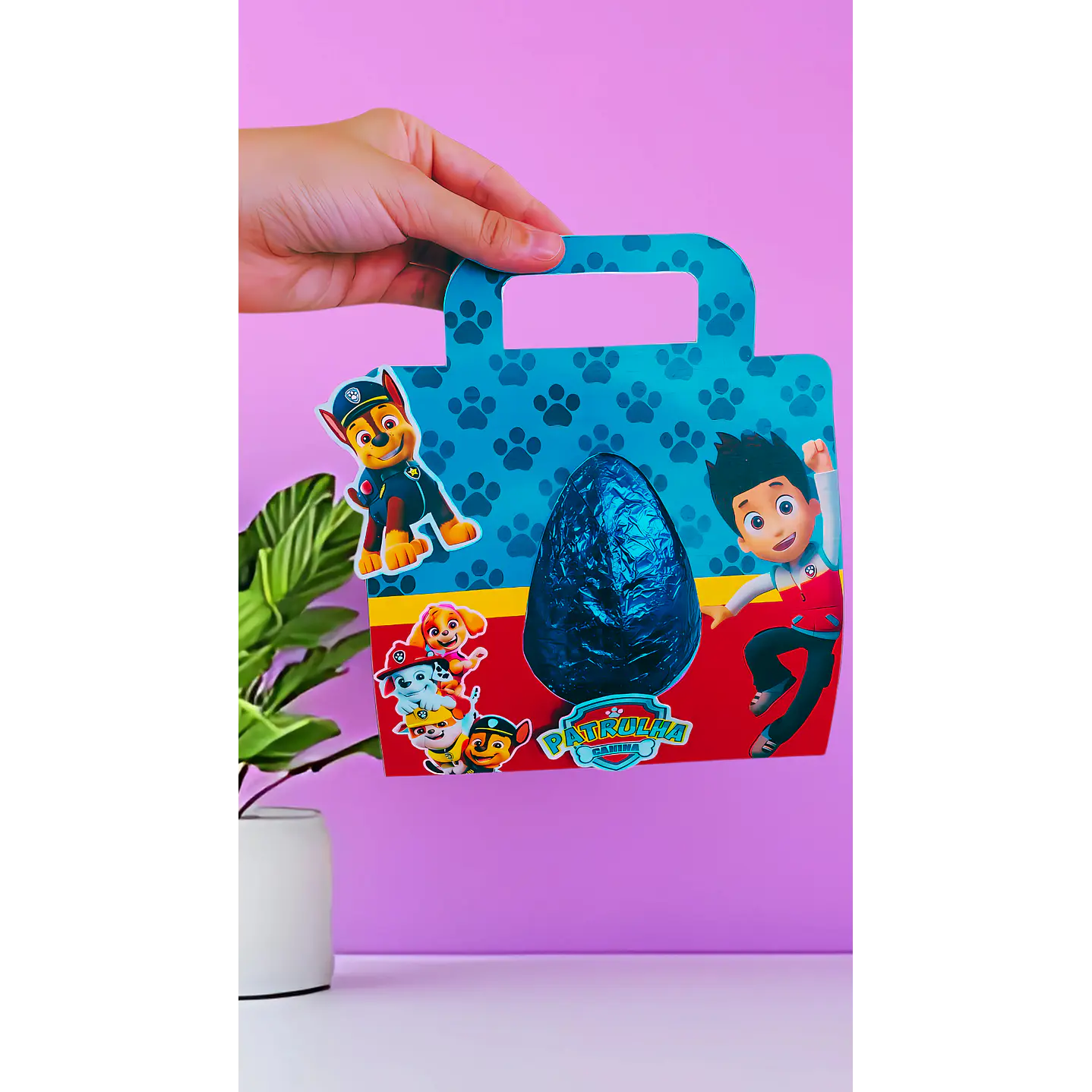 Combo 94 Moldes Sacolinha Porta Ovo Páscoa PNG, PDF e Canva 7