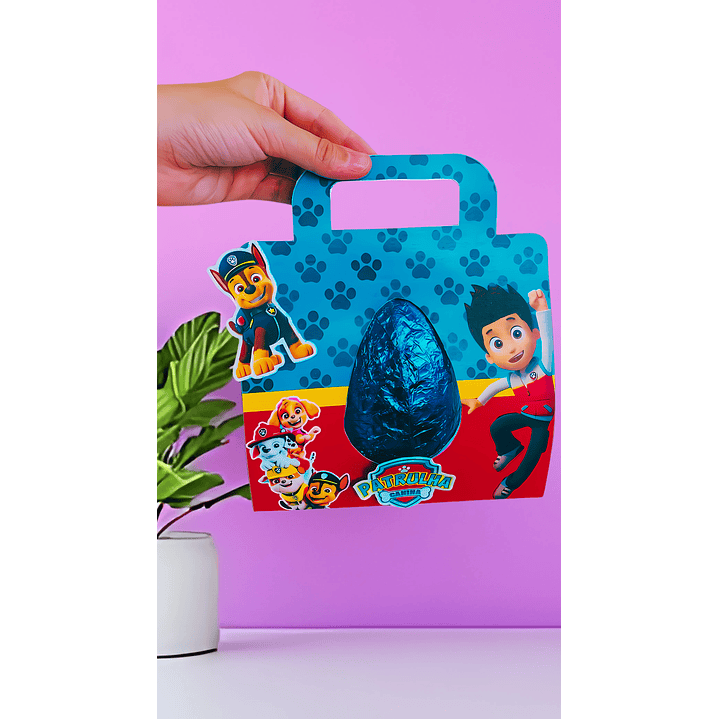 Combo 94 Moldes Sacolinha Porta Ovo Páscoa PNG, PDF e Canva 7