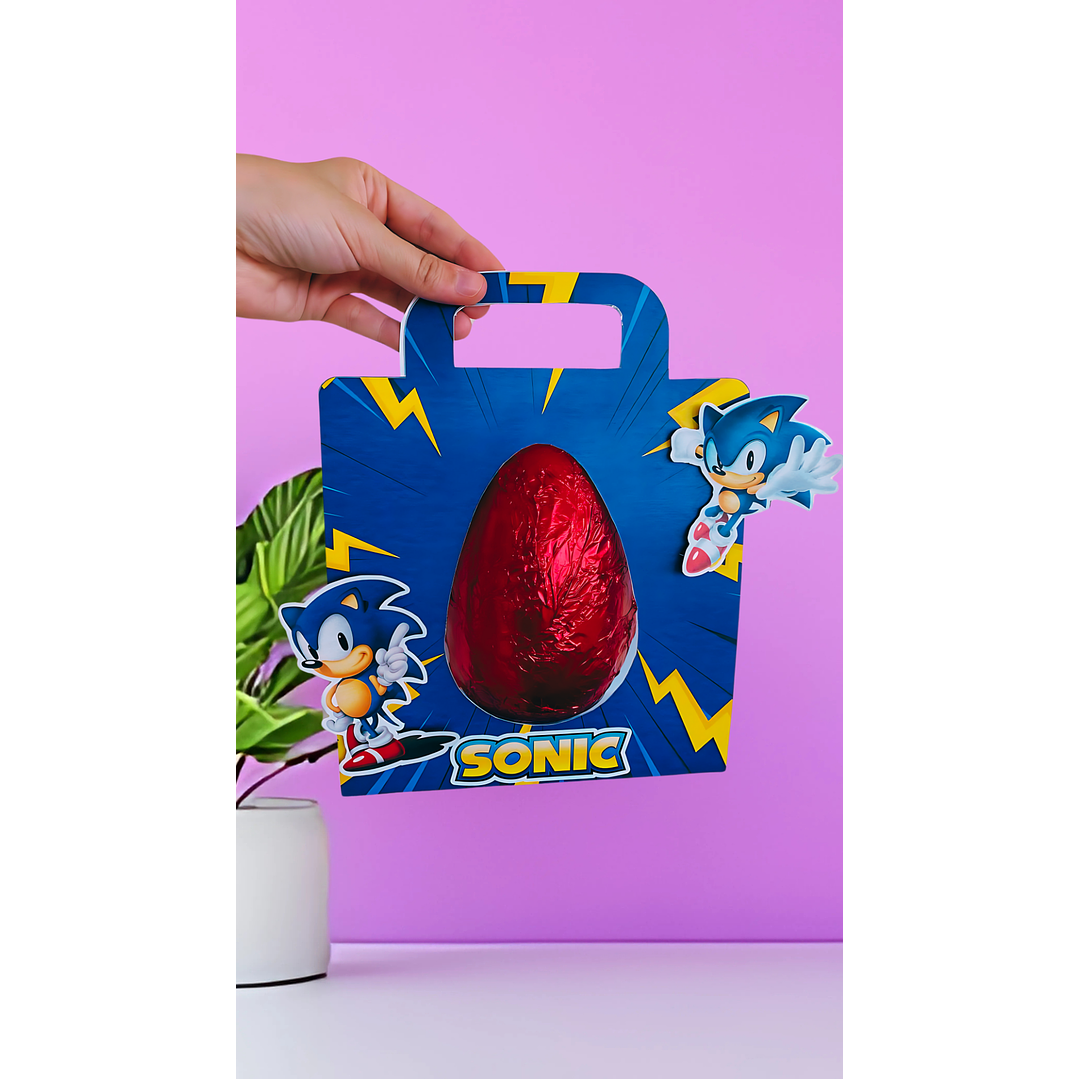 Combo 94 Moldes Sacolinha Porta Ovo Páscoa PNG, PDF e Canva 14