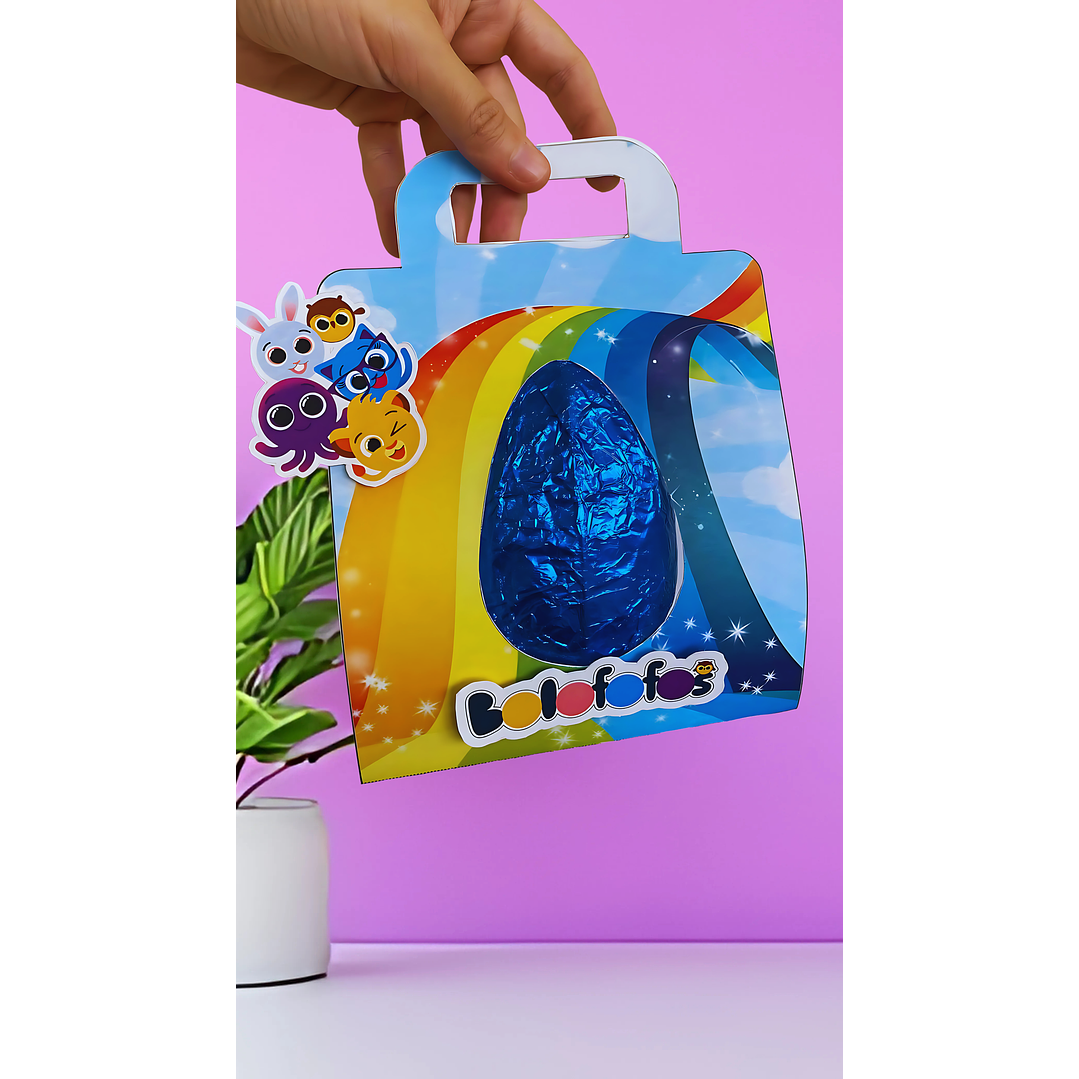 Combo 94 Moldes Sacolinha Porta Ovo Páscoa PNG, PDF e Canva 15