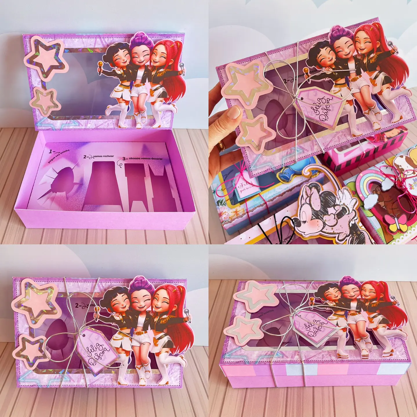 Kit Caixa Mini Confeiteiro Páscoa 20 Temas Arquivo Digital PDF, PNG e Studio  2