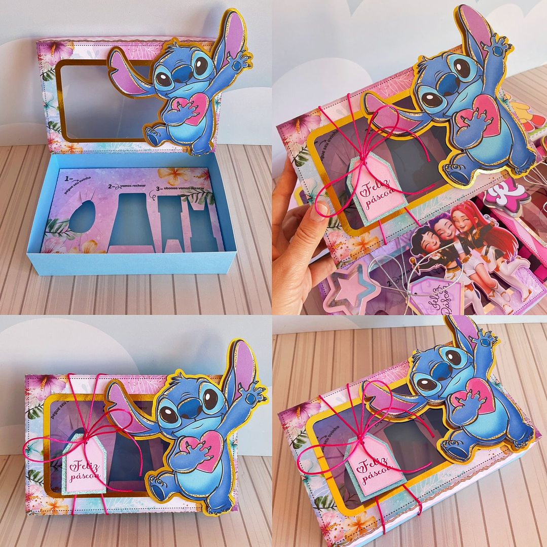 Kit Caixa Mini Confeiteiro Páscoa 20 Temas Arquivo Digital PDF, PNG e Studio  5