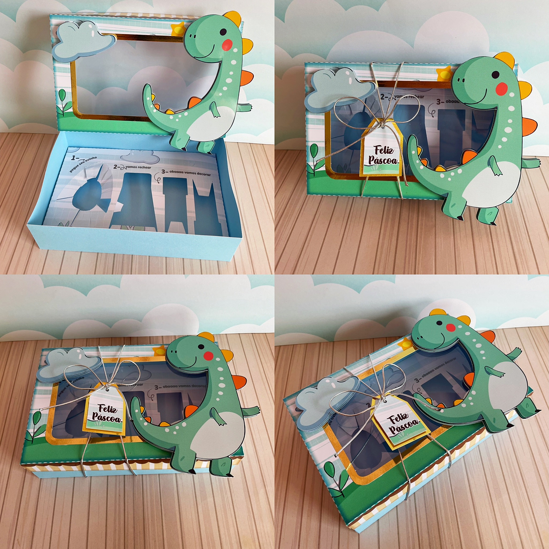 Kit Caixa Mini Confeiteiro Páscoa 20 Temas Arquivo Digital PDF, PNG e Studio  7