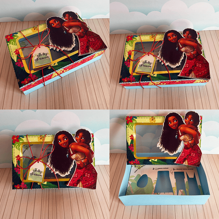 Kit Caixa Mini Confeiteiro Páscoa 20 Temas Arquivo Digital PDF, PNG e Studio  17