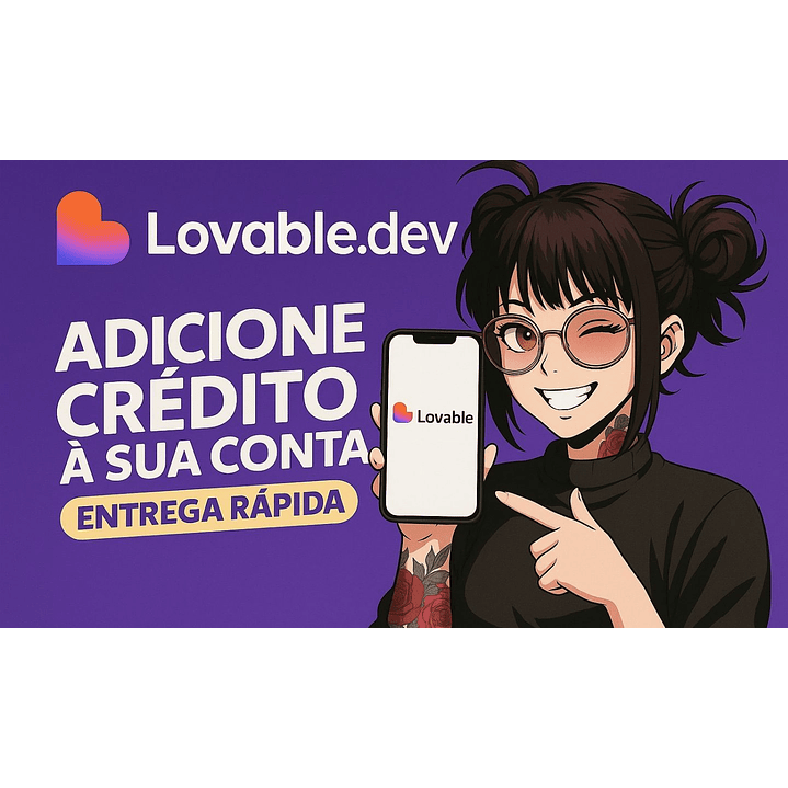 Lovable.dev IA 500 Créditos - (RECARGA NA SUA CONTA)  2