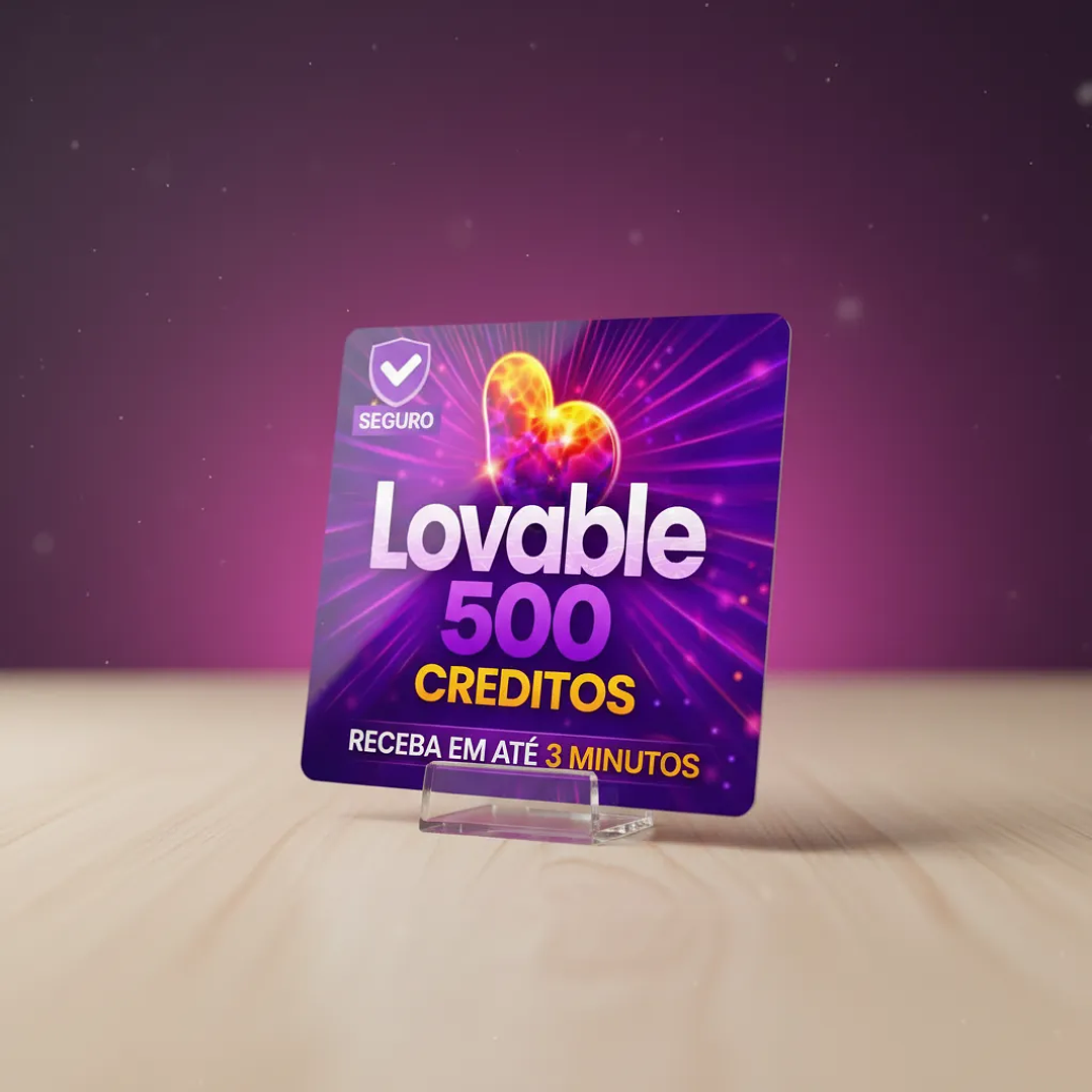 Lovable.dev IA 500 Créditos - (RECARGA NA SUA CONTA)  1