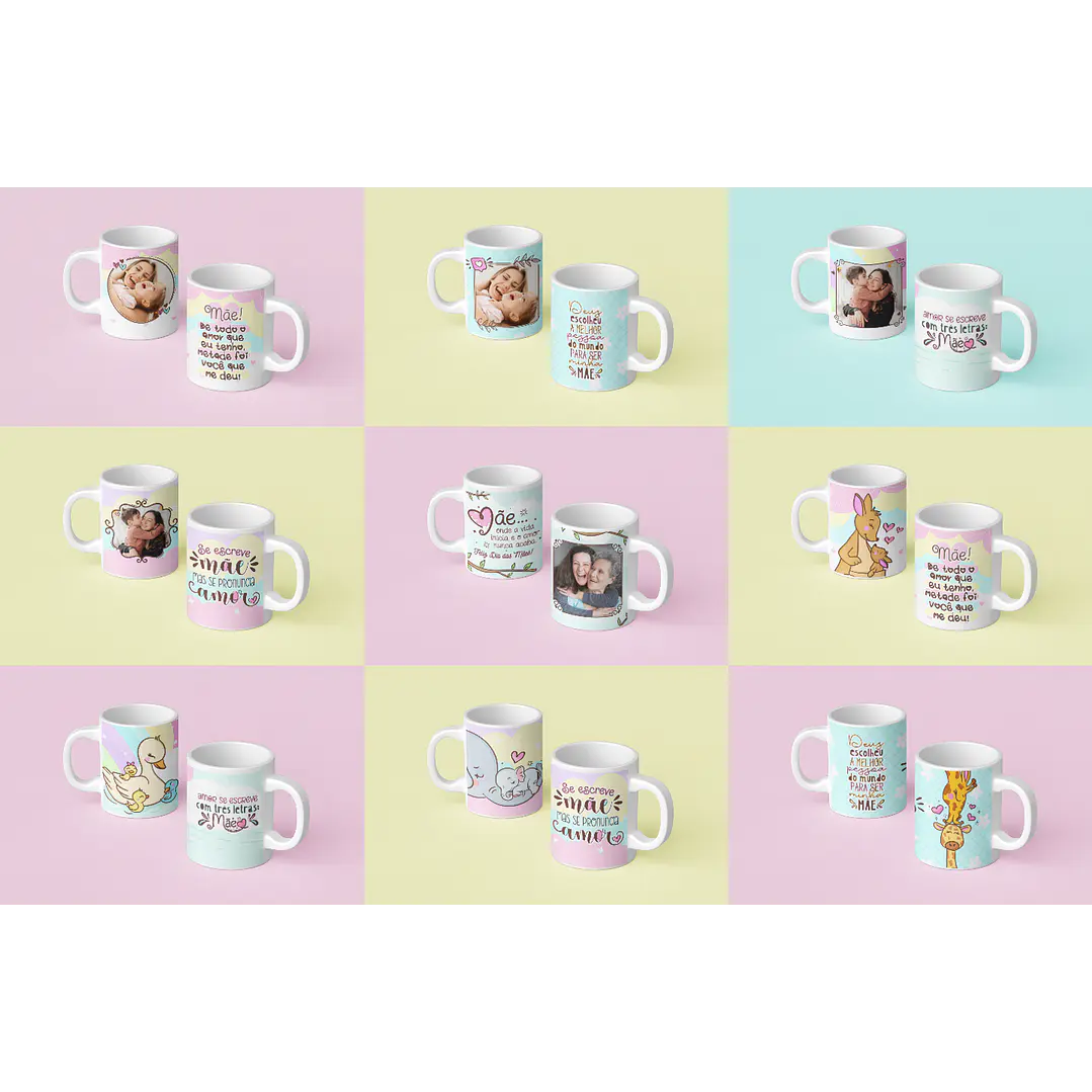 Mega Kit Digital Dia das Mães PNG PDF Silhouette +100GB Artes para Personalizados 5