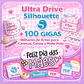 Mega Kit Digital Dia das Mães PNG PDF Silhouette +100GB Artes para Personalizados - Miniatura 1