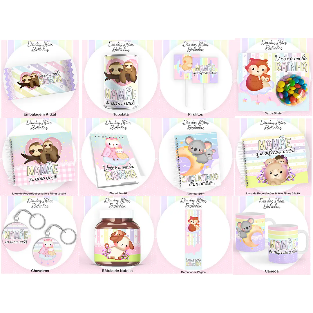 Mega Kit Digital Dia das Mães PNG PDF Silhouette +100GB Artes para Personalizados 31