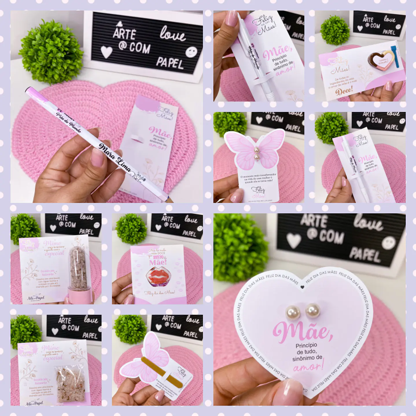 Mega Kit Digital Dia das Mães PNG PDF Silhouette +100GB Artes para Personalizados 32