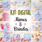 Mega Kit Digital Dia das Mães PNG PDF Silhouette +100GB Artes para Personalizados - Miniatura 41