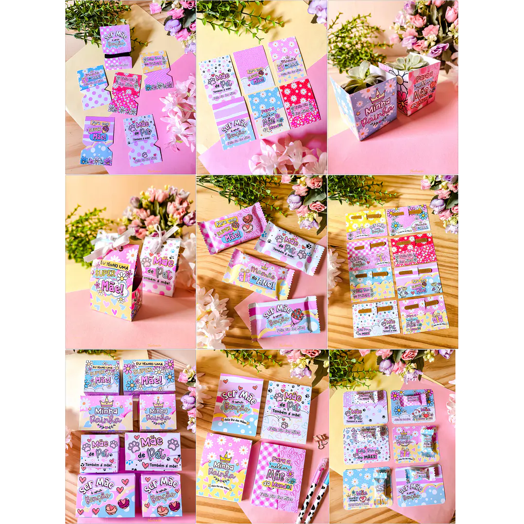 Mega Kit Digital Dia das Mães PNG PDF Silhouette +100GB Artes para Personalizados 2