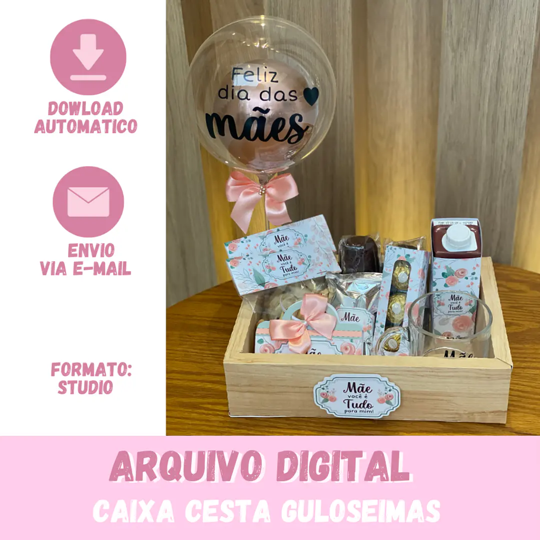 Mega Kit Digital Dia das Mães PNG PDF Silhouette +100GB Artes para Personalizados 56