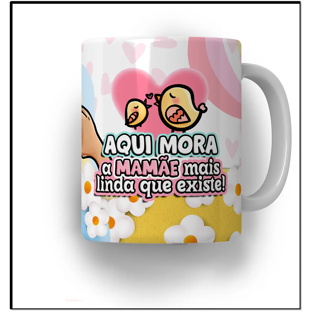 Pack 46 Estampas Canecas Dia das Mães 8