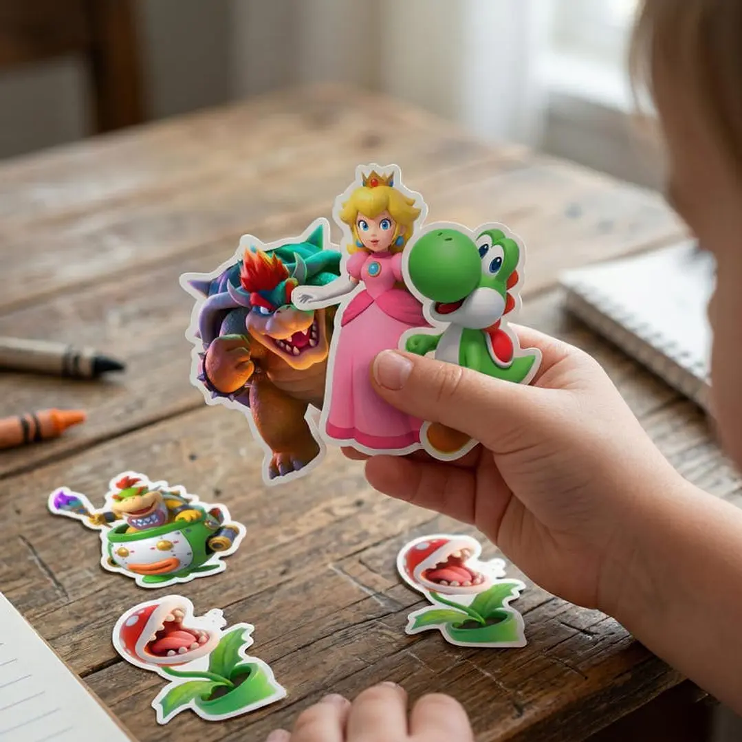 Kit Digital Super Mario Galaxy PNG Alta Resolução  4