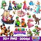 Kit Digital Super Mario Galaxy PNG Alta Resolução  - Miniatura 1