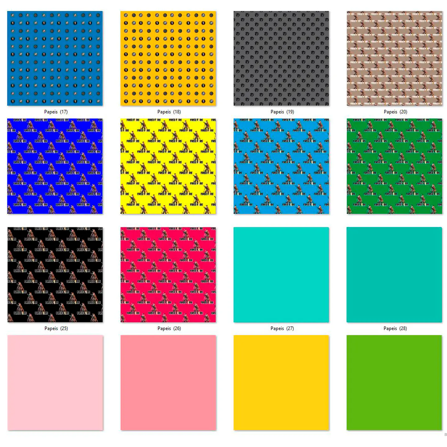 Kit digital Free Fire - Scrapbook 3