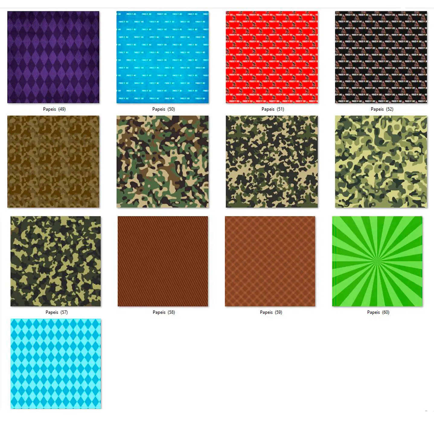 Kit digital Free Fire - Scrapbook 5