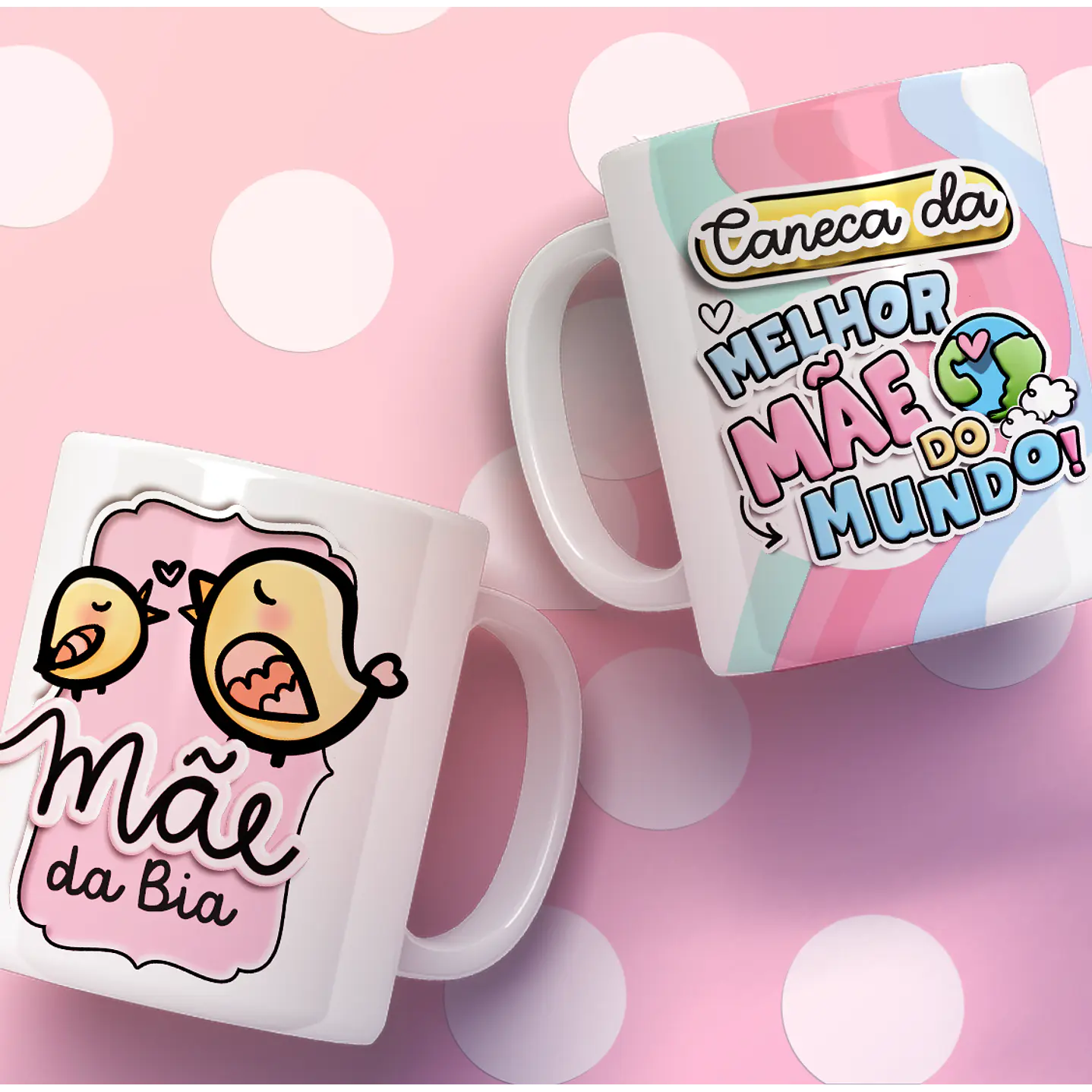 Coleção Dia das Mães Ilustrações para Personalizados e Papelaria 3