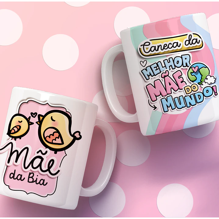 Coleção Dia das Mães Ilustrações para Personalizados e Papelaria 3
