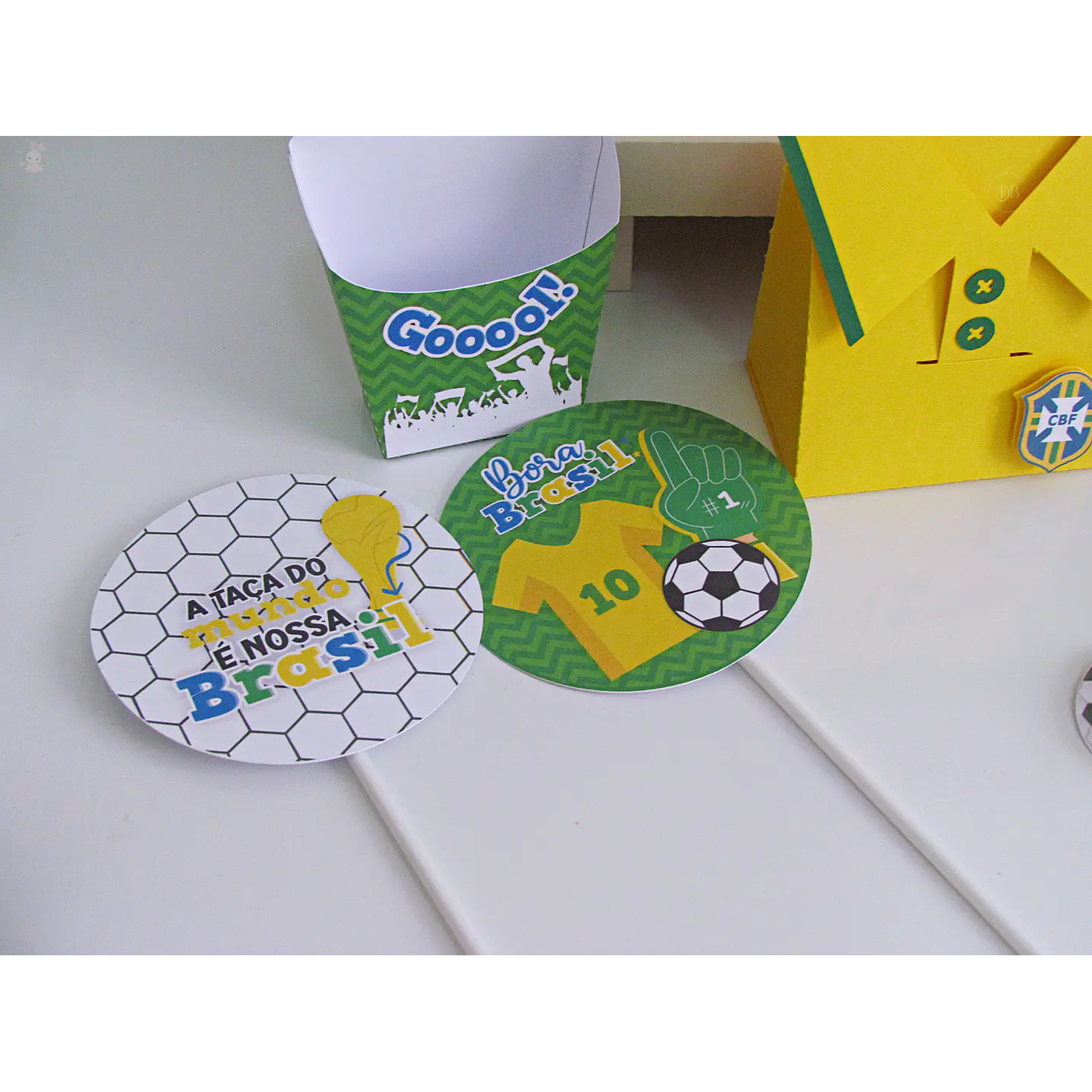 Kit Festa Copa do Mundo Brasil para Imprimir 2