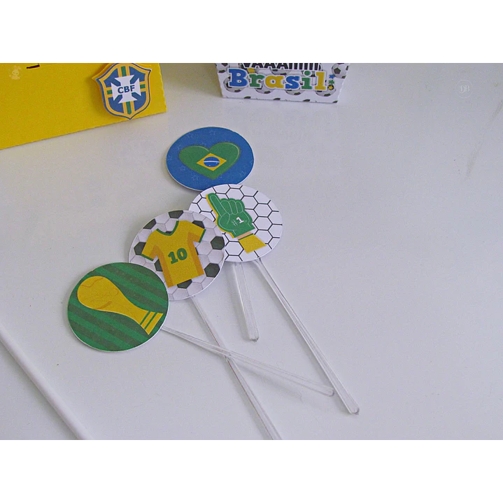 Kit Festa Copa do Mundo Brasil para Imprimir 3