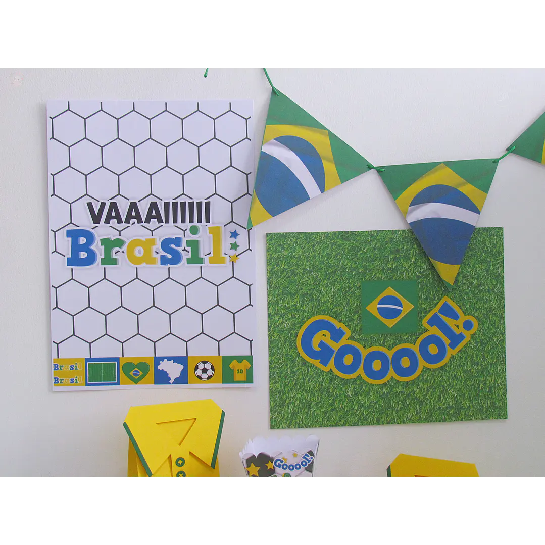 Kit Festa Copa do Mundo Brasil para Imprimir 5
