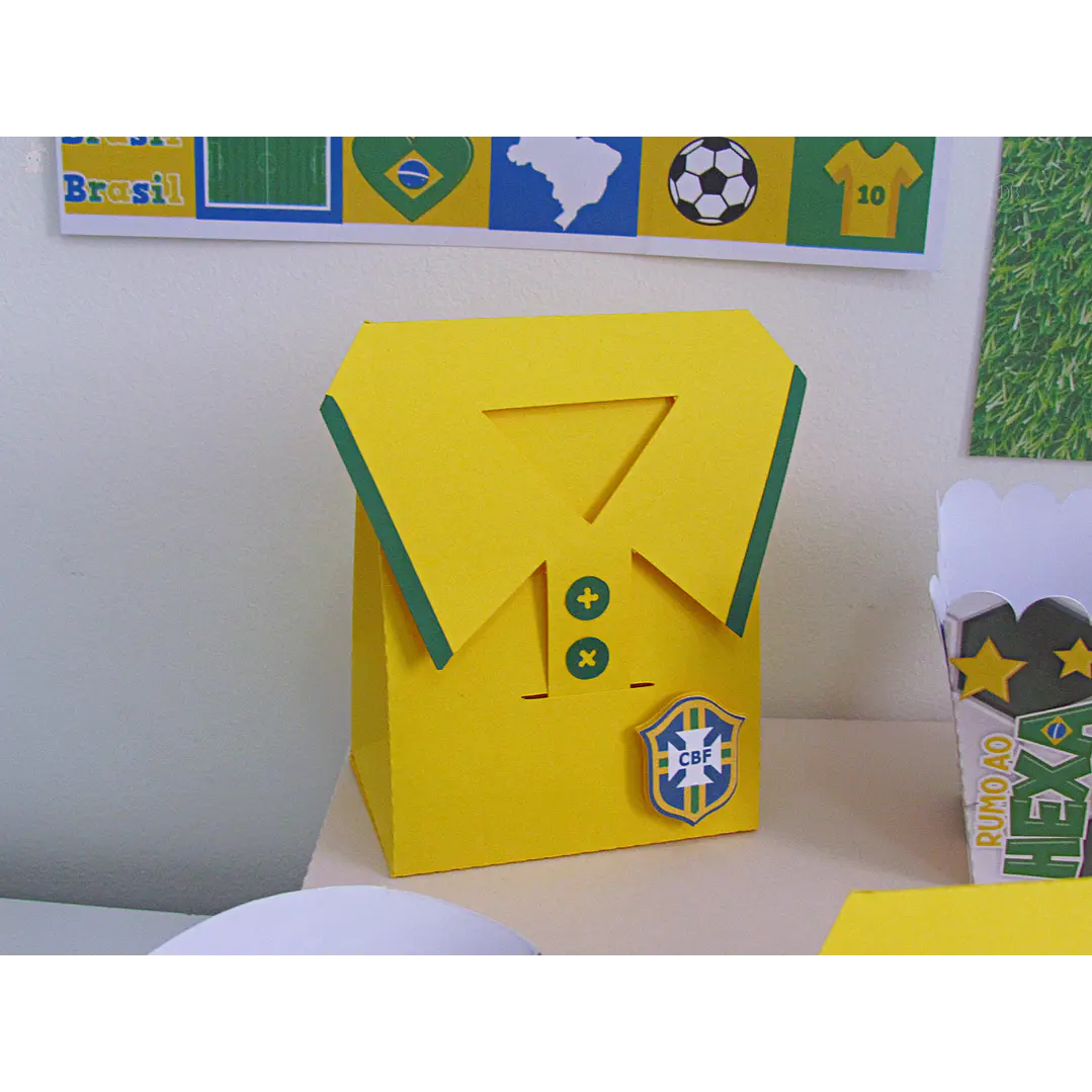 Kit Festa Copa do Mundo Brasil para Imprimir 7