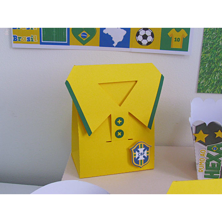 Kit Festa Copa do Mundo Brasil para Imprimir 7