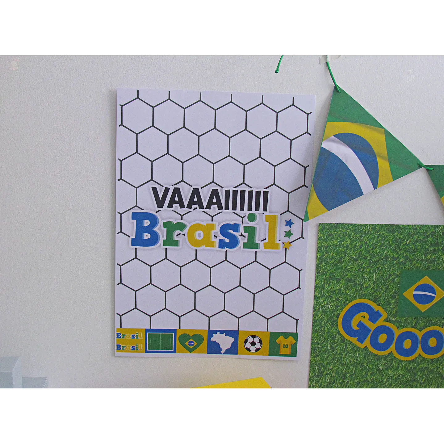 Kit Festa Copa do Mundo Brasil para Imprimir 8